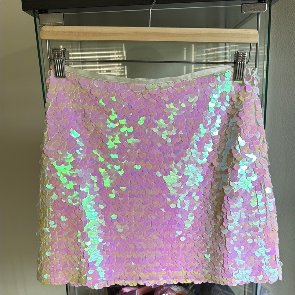 Zara Sequin Mini Skirt